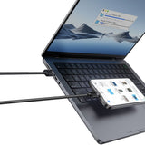Cablu Mcdodo Self-Winding Series (CA-6000), USB-A to Lightning, 3A, 1.2m, Negru