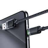 Cablu Mcdodo Self-Winding Series (CA-5650), USB-A to USB-C, 6A, 1.2m, Negru