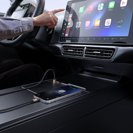 Cablu Mcdodo (CA-6911), with Charging Light, USB-A to Lightning, Transparent Cable, 3A, 1.2m, Auriu Desert
