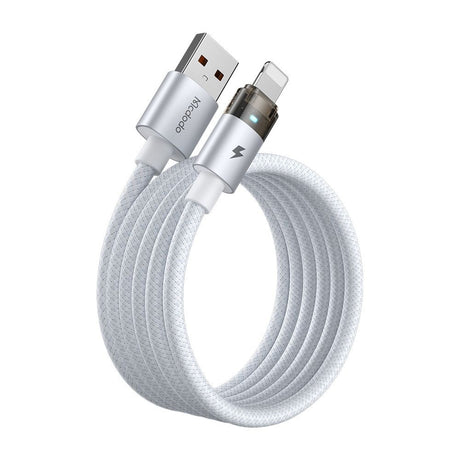 Cablu Mcdodo CA-6912, USB-A la Lightning, 3A, 1.2m, Alb