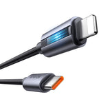 Cablu Mcdodo (CA-5710), with Breathing Light, USB-C to Lightning, 36W, 3A, 1.2m, Negru