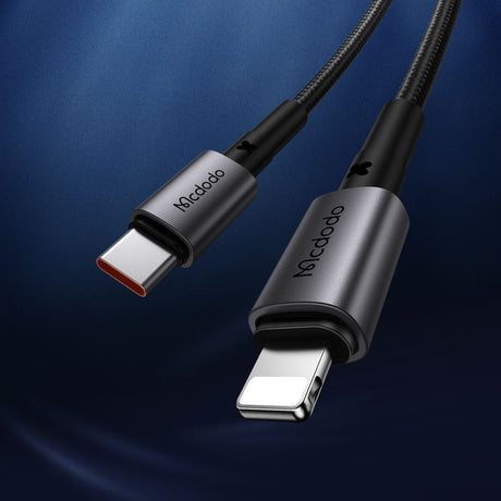Cablu Mcdodo (CA-2850), Type-C to Lightning, PD Fast Charging, 3A, 36W, 1.2m, Negru