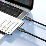 Cablu Mcdodo O Series (CA-4940), USB-C la Lightning/USB-C, 100W, 1.2m, Negru