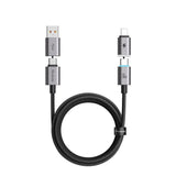 Cablu Mcdodo Extreme Energy (CA-6560), USB-C/USB-A to USB-C/Lightning, 60W, 1.2m, Negru