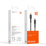 Cablu Mcdodo (CA-3310), Type-C to Type-C, Fast Charge, 240W, 5A, 1.2m, Negru