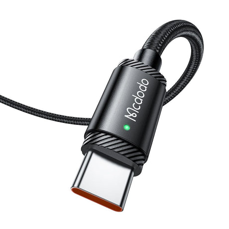 Cablu Mcdodo (CA-4730), USB-A to Type-C, Fast Charging, 6A, 120W, LED Indicator, 1.5m, Negru