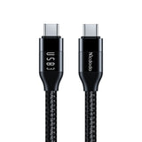 Cablu Mcdodo (CA-7132), USB-C to USB-C, 100W, 10Gb/s, 4K@60Hz, 5A, 1.2m, Negru