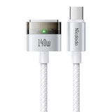 Cablu Mcdodo Magnetic (CA-2071), USB-C to MagSafe 3, 140W, LED Indicator, 2m, Alb