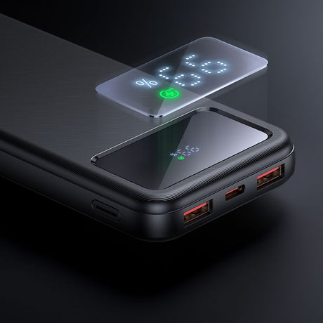 Baterie externa Mcdodo (MC-4220), Type-C + 2x USB-A Ports, 10000mAh, 22.5W, LED Display, Negru