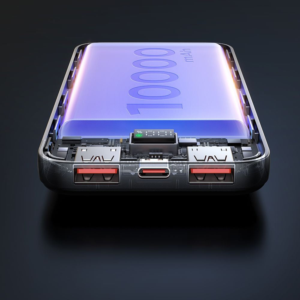 Baterie externa Mcdodo (MC-4220), Type-C + 2x USB-A Ports, 10000mAh, 22.5W, LED Display, Negru