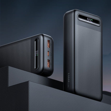 Baterie externa Mcdodo Star Series (MC-3891), USB-C + 2x USB, 20000mAh, 22.5W, Digital Display, Negru