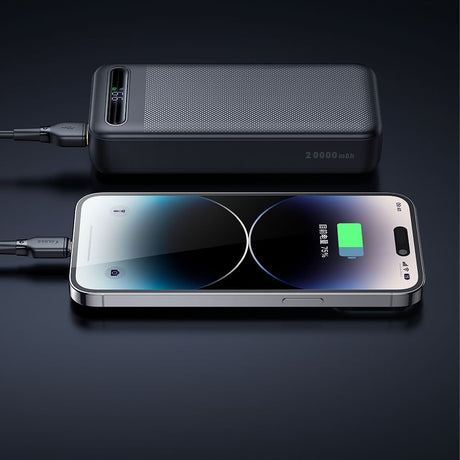 Baterie externa Mcdodo Star Series (MC-3891), USB-C + 2x USB, 20000mAh, 22.5W, Digital Display, Negru