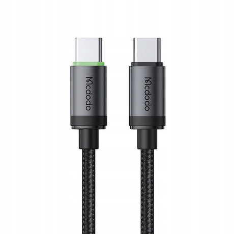 Cablu Mcdodo (CA-4410), USB-C to USB-C, Nylon Braided, Aluminum Alloy, PD60W, 1m, Negru