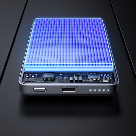 Baterie externa Mcdodo Magnetic Meta Series (MC-4651), 10000mAh, 20W, Ultra-Thin Design, Negru