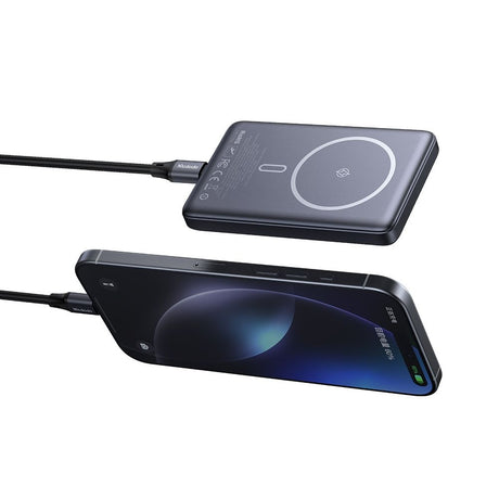 Baterie externa Mcdodo Magnetic Meta Series (MC-4651), 10000mAh, 20W, Ultra-Thin Design, Negru