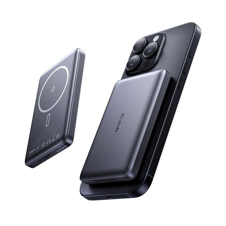 Baterie externa Mcdodo Magnetic Meta Series (MC-4651), 10000mAh, 20W, Ultra-Thin Design, Negru