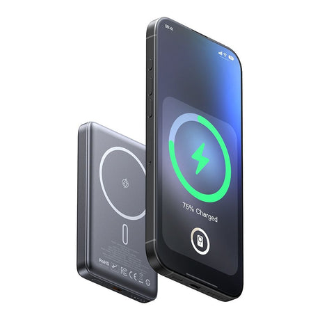 Baterie externa Mcdodo Magnetic Meta Series (MC-4651), 10000mAh, 20W, Ultra-Thin Design, Negru