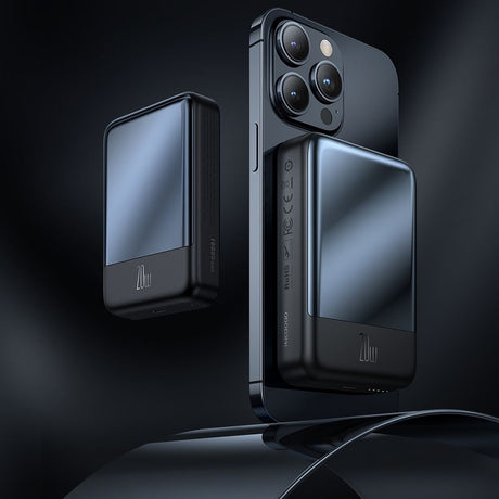 Baterie externa Mcdodo Magnetic Ambilight Series (MC-4261), 10000mAh, NTC Temperature Control, 20W, LED Indicator, Negru