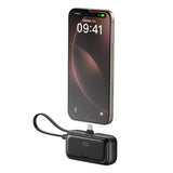 Baterie externa Mcdodo FreeKit Series (MC-7760), with Built-in Cable & Connector USB-C, 5000mAh, 22.5W, Negru