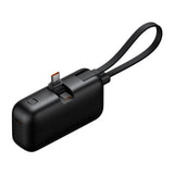 Baterie externa Mcdodo FreeKit Series (MC-7760), with Built-in Cable & Connector USB-C, 5000mAh, 22.5W, Negru