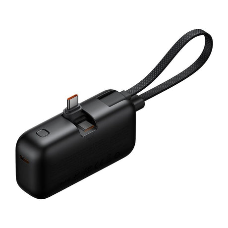 Baterie externa Mcdodo FreeKit Series (MC-7760), with Built-in Cable & Connector USB-C, 5000mAh, 22.5W, Negru