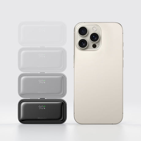 Baterie externa Mcdodo FreeKit Series (MC-7800), with Built-in Cable & Connector Lightning, 5000mAh, 22.5W, Negru