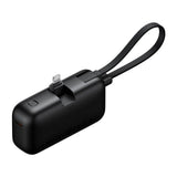 Baterie externa Mcdodo FreeKit Series (MC-7800), with Built-in Cable & Connector Lightning, 5000mAh, 22.5W, Negru