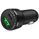 Incarcator Mcdodo Car (CC-5970), Dual Port, Fast Charge, 38W, Smart IC, Fire Retardant Material, Negru