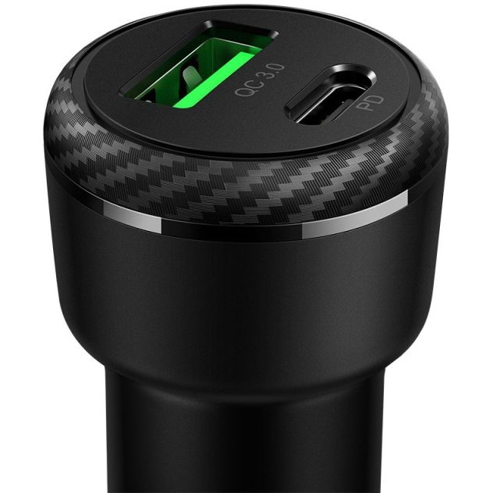 Incarcator Mcdodo Car (CC-5970), Dual Port, Fast Charge, 38W, Smart IC, Fire Retardant Material, Negru