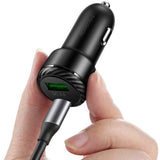 Incarcator Mcdodo Car (CC-5970), Dual Port, Fast Charge, 38W, Smart IC, Fire Retardant Material, Negru