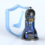Incarcator Mcdodo Car (CC-5670), Dual Port, 95W, Fast Charge, Smart LED Digital Display, Negru