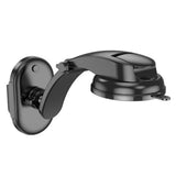 Suport Borofone Charm (BH73), with Suction Cup, for Dashboard/Windshield, 360° Adjust, Universal, Telescopic Arm, Negru