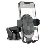 Suport Borofone Experience (BH85), with Suction Cup, for Dashboard/Windshield, 360° Adjust, Telescopic Arm, 4.7–7", Negru