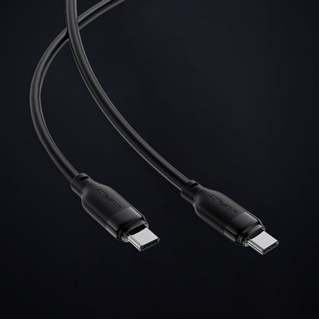 Cablu Acefast (C16-03), Fast Charging, Type-C to Type-C, 60W, 3A, Bend-Resistant, 1.2m, Negru