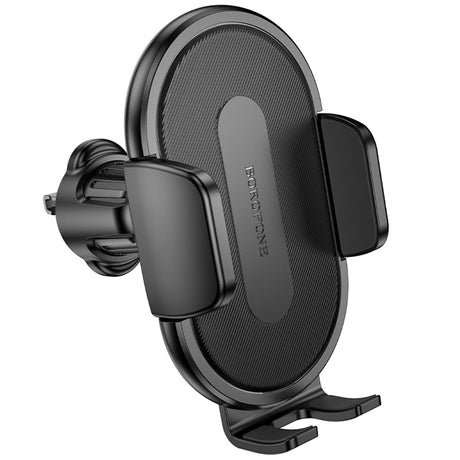 Suport Borofone Rio (BH133), for Air Vent, 360° Adjust, ABS Silicone, 4.5–7", Negru