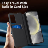 Husa de protectie Techsuit SmartView Series compatibil cu Samsung Galaxy A16 4G / A16 5G, Negru