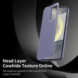Husa de protectie Techsuit SmartView Series compatibil cu Samsung Galaxy S25 FE, Mov