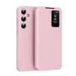 Husa de protectie Techsuit SmartView Series compatibil cu Samsung Galaxy S25 FE, Roz