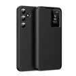 Husa de protectie Techsuit SmartView Series compatibil cu Samsung Galaxy S25 FE, Negru