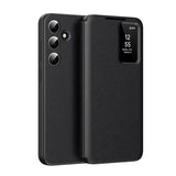 Husa de protectie Techsuit SmartView Series compatibil cu Samsung Galaxy S25 FE, Negru