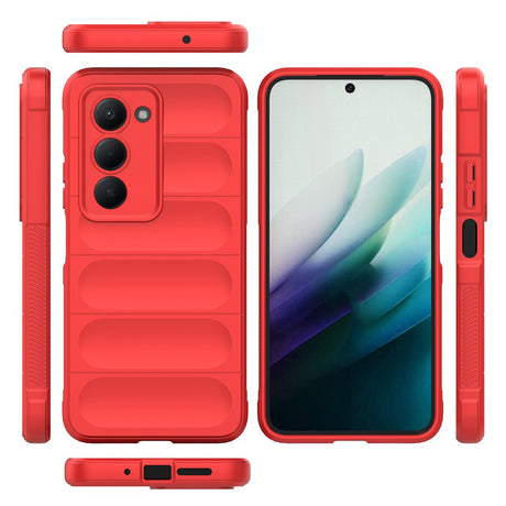 Husa de protectie Techsuit Magic Shield compatibil cu Xiaomi Redmi 15 4G / Redmi 15 5G, Rosu