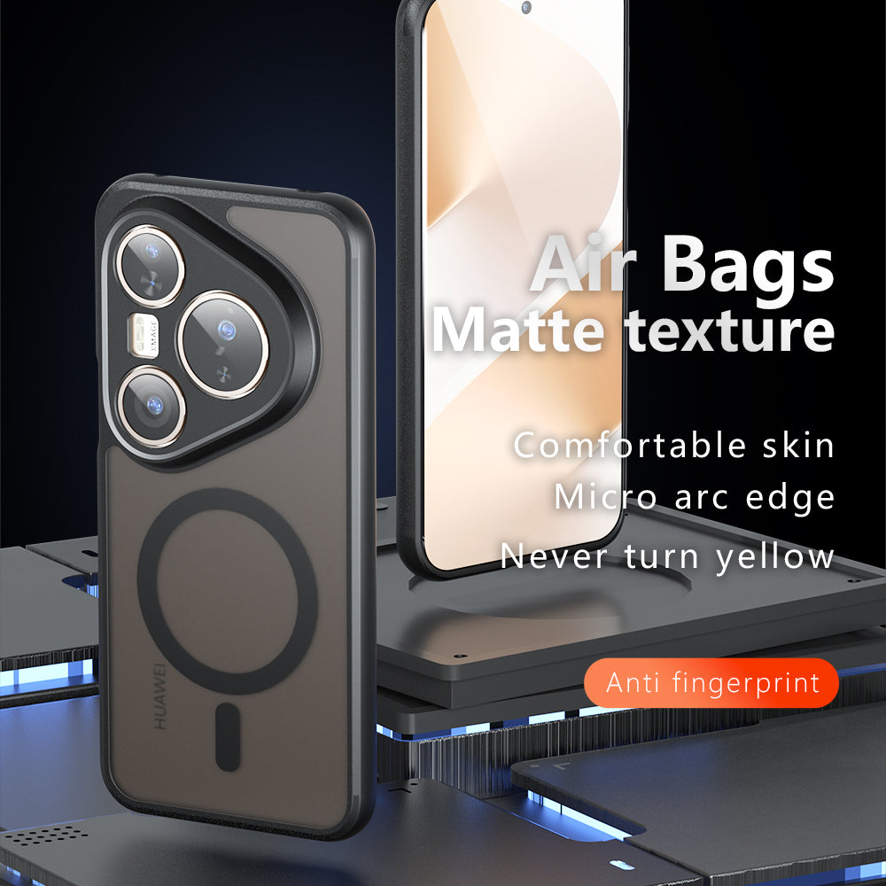 Husa de protectie Techsuit PureFrost MagSafe compatibil cu Huawei Pura 80 Pro, Negru Mat