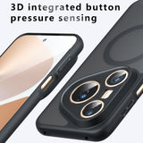Husa de protectie Techsuit PureFrost MagSafe compatibil cu Huawei Pura 80 Pro, Negru Mat
