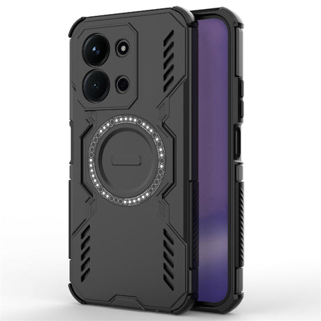Husa de protectie Techsuit ArmorMag compatibil cu Xiaomi Redmi 15C 4G / Redmi 15C 5G, Negru
