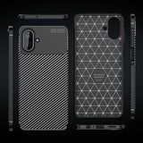 Husa de protectie Techsuit CarbonFiber compatibil cu Samsung Galaxy A07 4G, Negru