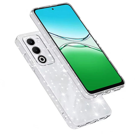Husa de protectie Techsuit SparkleSkin Series compatibil cu Oppo A5 4G / A5 5G, Transparent