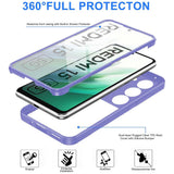 Folie de protectie Techsuit ColorVerse 360 Series + compatibil cu Xiaomi Redmi 15 4G / Redmi 15 5G, Mov