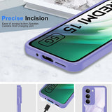 Folie de protectie Techsuit ColorVerse 360 Series + compatibil cu Xiaomi Redmi 15 4G / Redmi 15 5G, Mov