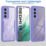 Folie de protectie Techsuit ColorVerse 360 Series + compatibil cu Xiaomi Redmi 15 4G / Redmi 15 5G, Mov