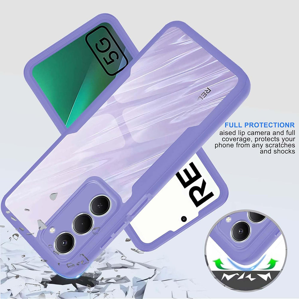 Folie de protectie Techsuit ColorVerse 360 Series + compatibil cu Xiaomi Redmi 15 4G / Redmi 15 5G, Roz